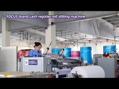 ফোকাস ব্র্যান্ড ক্যাশ রেজিস্টার রোল স্লিটিং মেশিন 35-100m/min