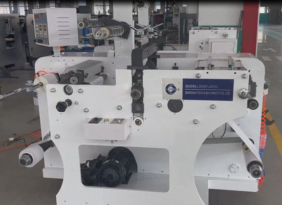 High Precision Blank Adhesive Labels Slitting and Die Cutting Machine 70m/min