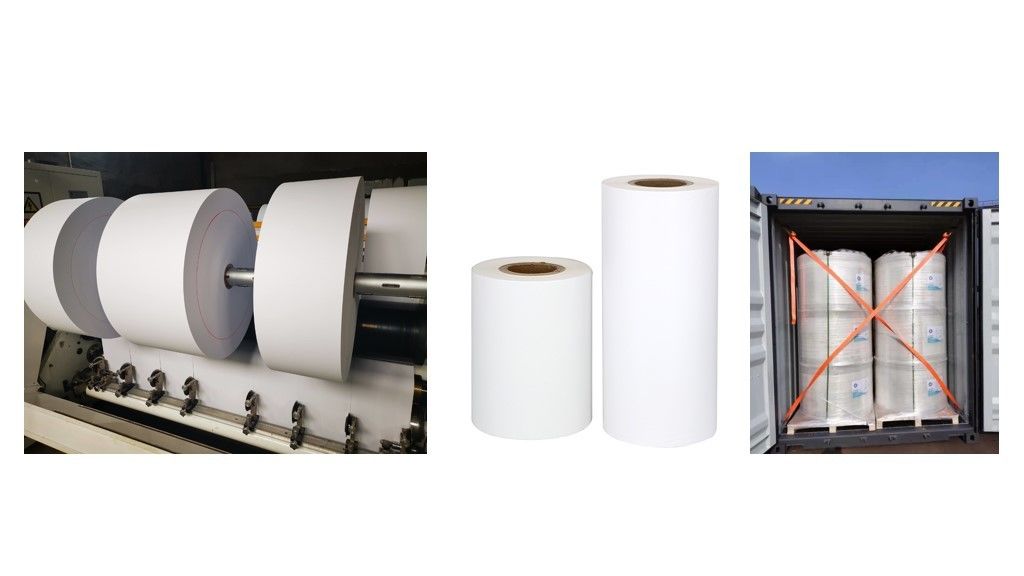 48-80gsm Thermal Sensitive Jumbo Paper Roll For ATM POS Machine