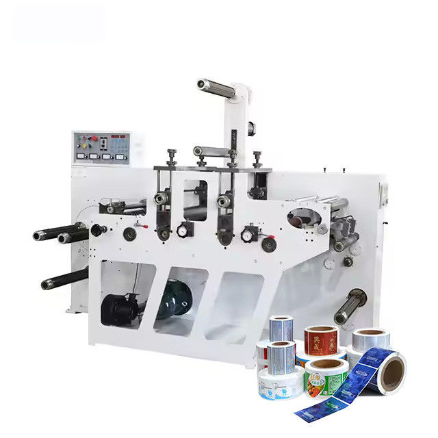 Automatic Blank Label Rotary Die Cutting & Slitting Rewinding Machine