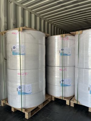 এটিএম/পিওএস রোলের জন্য 100% আমদানিকৃত ভার্জিন উড পাল্প থার্মাল পেপার জাম্বো রোলস