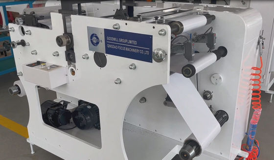 হাই-প্রিসিশন ডাই কাট ইউনিট সহ রোটারি স্বয়ংক্রিয় আঠালো লেবেল ডাই কাটিং স্লিটিং মেশিন